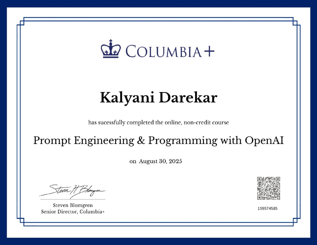 Prompt Engineering Certification